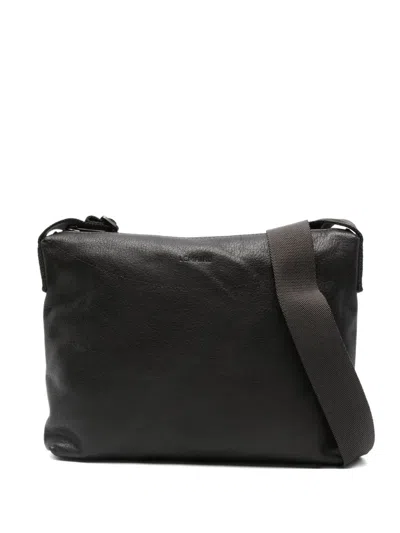 Lemaire Leather Cross-body Bag In Brown