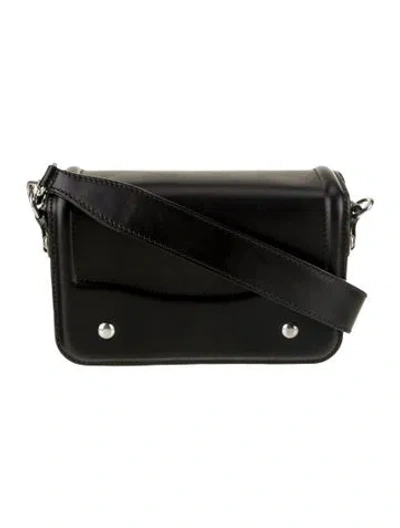 Pre-owned Lemaire Leather Crossbody Bag In Black