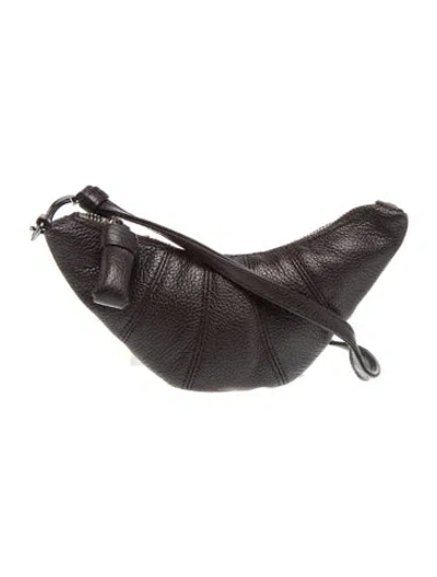 Pre-owned Lemaire Leather Crossbody Bag In Black