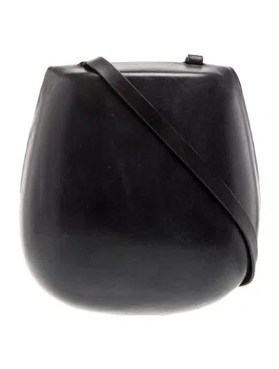 Pre-owned Lemaire Leather Evening Bag In Black