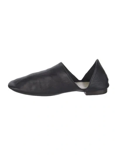 Pre-owned Lemaire Leather Flats In Black/blue