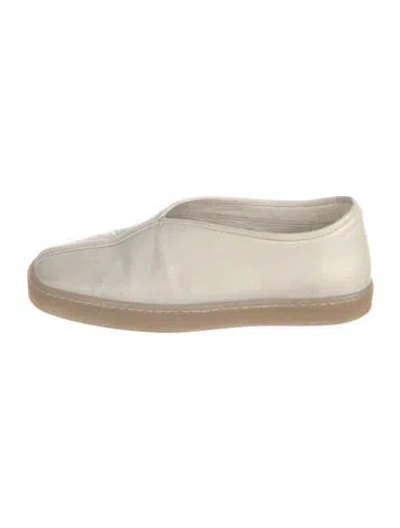 Pre-owned Lemaire Leather Flats In Neutral