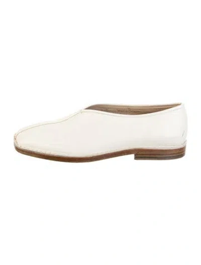Pre-owned Lemaire Leather Flats In Neutral