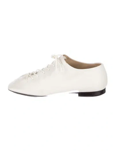 Pre-owned Lemaire Leather Flats In Neutrals