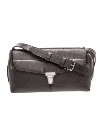 Pre-owned Lemaire Leather Gear Bag Small In Gray