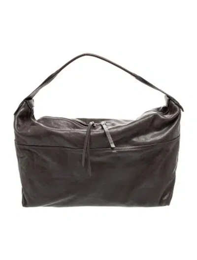 Pre-owned Lemaire Leather Hobo In Grey