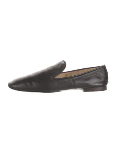 Pre-owned Lemaire Leather Loafers In Black