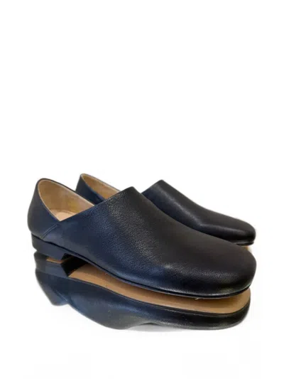 Lemaire Leather Loafers In Multi