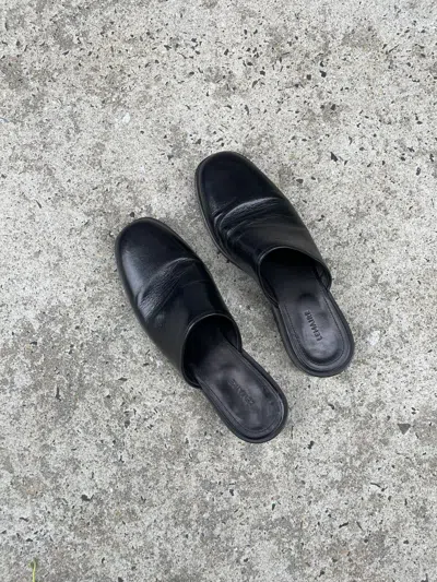 Pre-owned Lemaire Leather Mule Shoess Size 42 Shoes