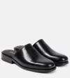 Lemaire Black Square Mules In Black