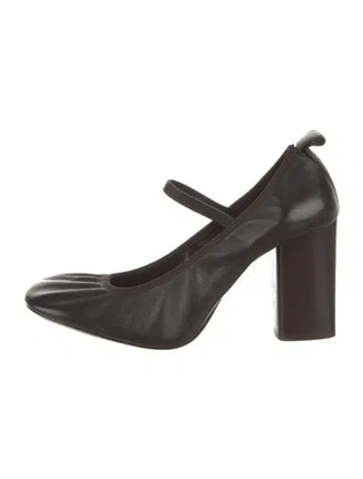 Pre-owned Lemaire Leather Pumps In Brown