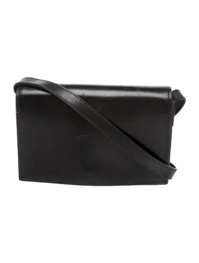 Pre-owned Lemaire Leather Shoulder Bag In Black