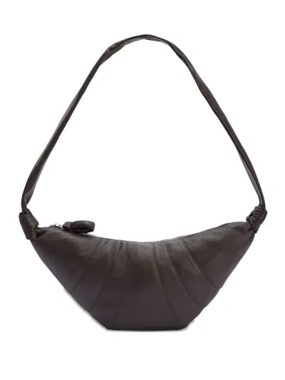 Lemaire Medium Croissant Shoulder Bag In Brown