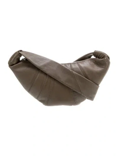 Pre-owned Lemaire Leather Shoulder Bag In Brown