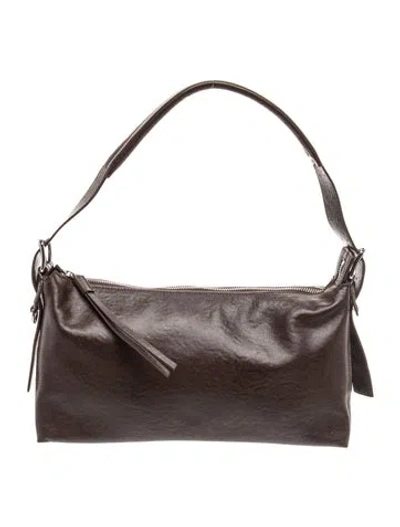Pre-owned Lemaire Leather Shoulder Bag In Brown