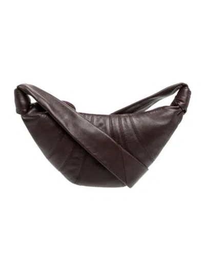 Pre-owned Lemaire Leather Shoulder Bag In Brown