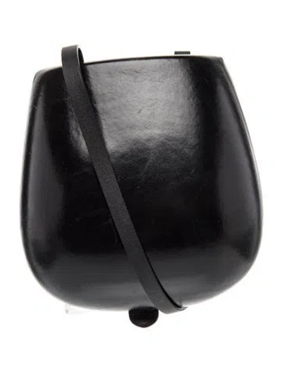 Pre-owned Lemaire Leather Tacco In Black