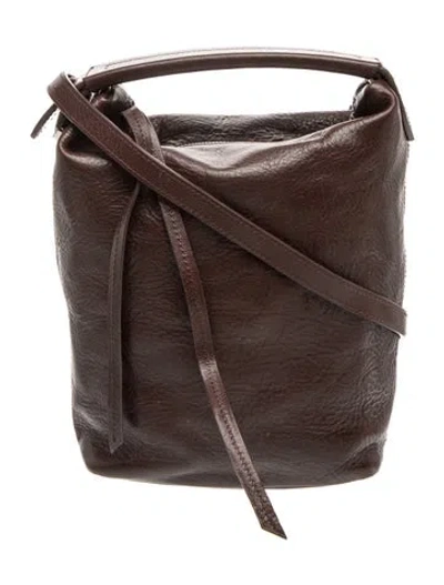 Pre-owned Lemaire Leather Vegetal Medium In Brown