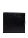 Lemaire Leather Wallet In Black