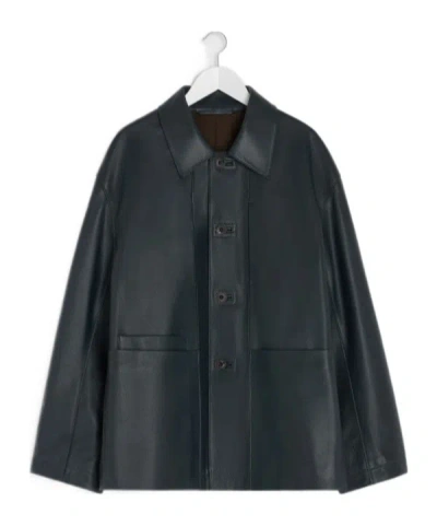 LEMAIRE LEMAIRE LEATHER WORKWEAR JACKET