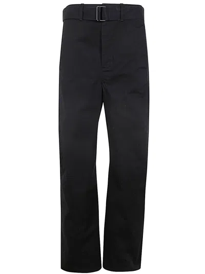 LEMAIRE LIGHT BELTED TWISTED PANTS,PA1004.LF1255