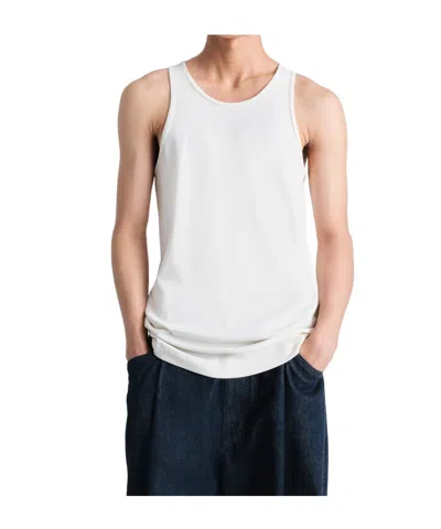 Lemaire Light-cream Tank Top In White