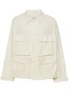 Lemaire Light Field Jacket In Neutrals