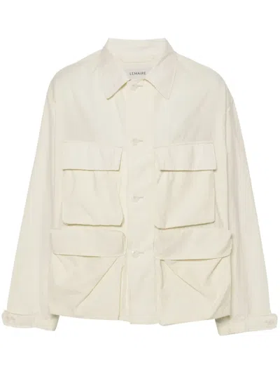 Lemaire Light Field Jacket In Neutrals