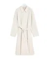 Lemaire Light Slitted Overcoat In Light Pink