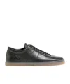 Lemaire Linoleum Basic Laced Up Trainers In Black