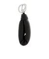 Lemaire Oval Keychain In Black