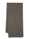 Lemaire Logo-tag Scarf In Grey