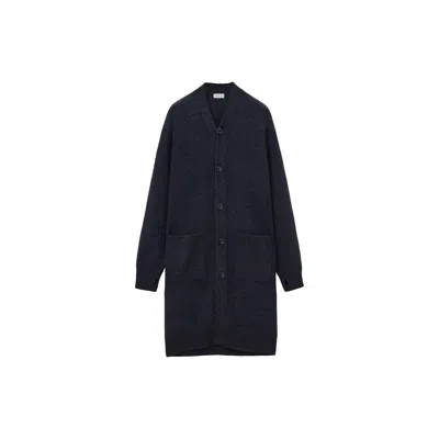 Lemaire Long Cardigan In Black