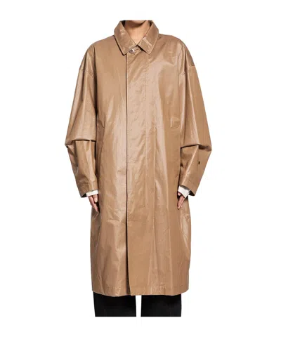 Lemaire Long Coat In Nude