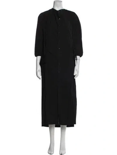 Pre-owned Lemaire Long Dress In Blue