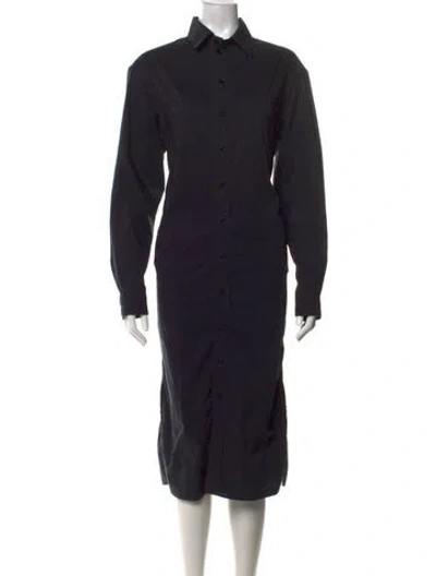 Pre-owned Lemaire Long Dress In Blue