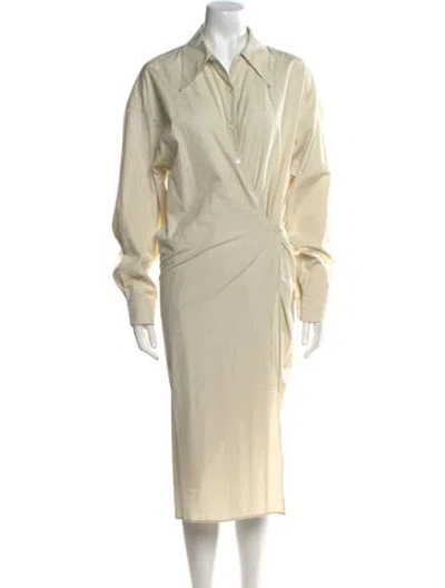 Pre-owned Lemaire Long Dress In Neutral