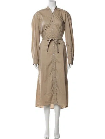 Pre-owned Lemaire Long Dress In Neutral