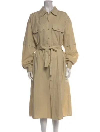 Pre-owned Lemaire Long Dress In Neutrals