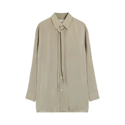 Pre-owned Lemaire Long Shirt 'natural Clay' | Tan | Women's Size 36 In Brown