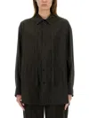 Lemaire Long-sleeved Shirt With Tie
