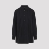 Lemaire Long Sleeves Shirt And Tie Detail In Burgundy