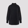 Lemaire Long Shirt And Tie Combination In Black