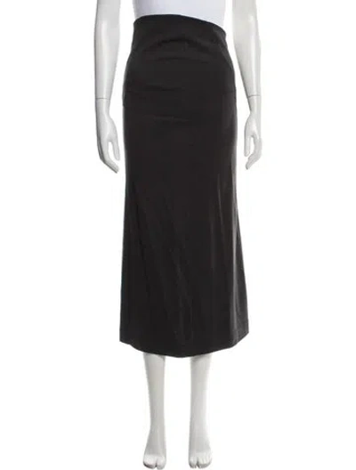 Pre-owned Lemaire Long Skirt W/ Tags In Black