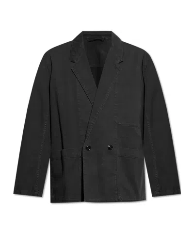 Lemaire Long Sleeve Blazer In Black