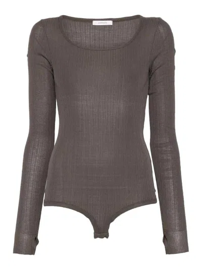 LEMAIRE TOP - MARRÓN OSCURO