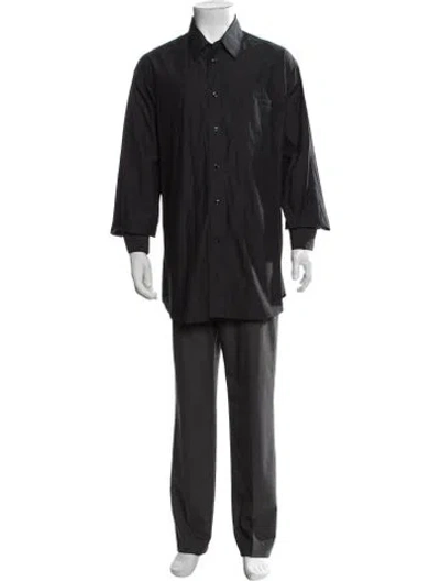 Pre-owned Lemaire Long Sleeve Dress Shirt In Black