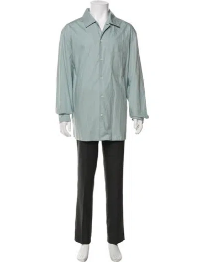 Pre-owned Lemaire Long Sleeve Dress Shirt In Green