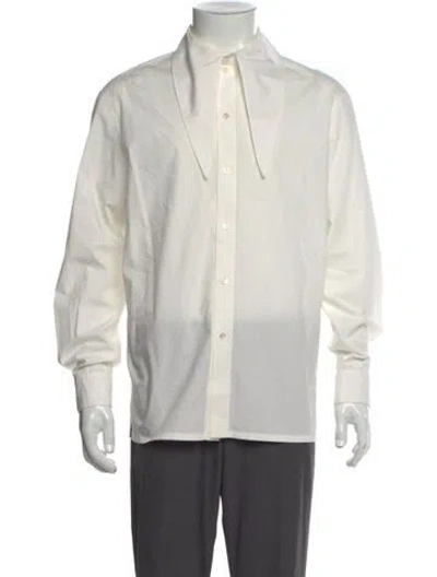 Pre-owned Lemaire Long Sleeve Dress Shirt In Neutral