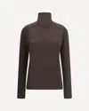 Lemaire Long Sleeve Foulard Top In Brown